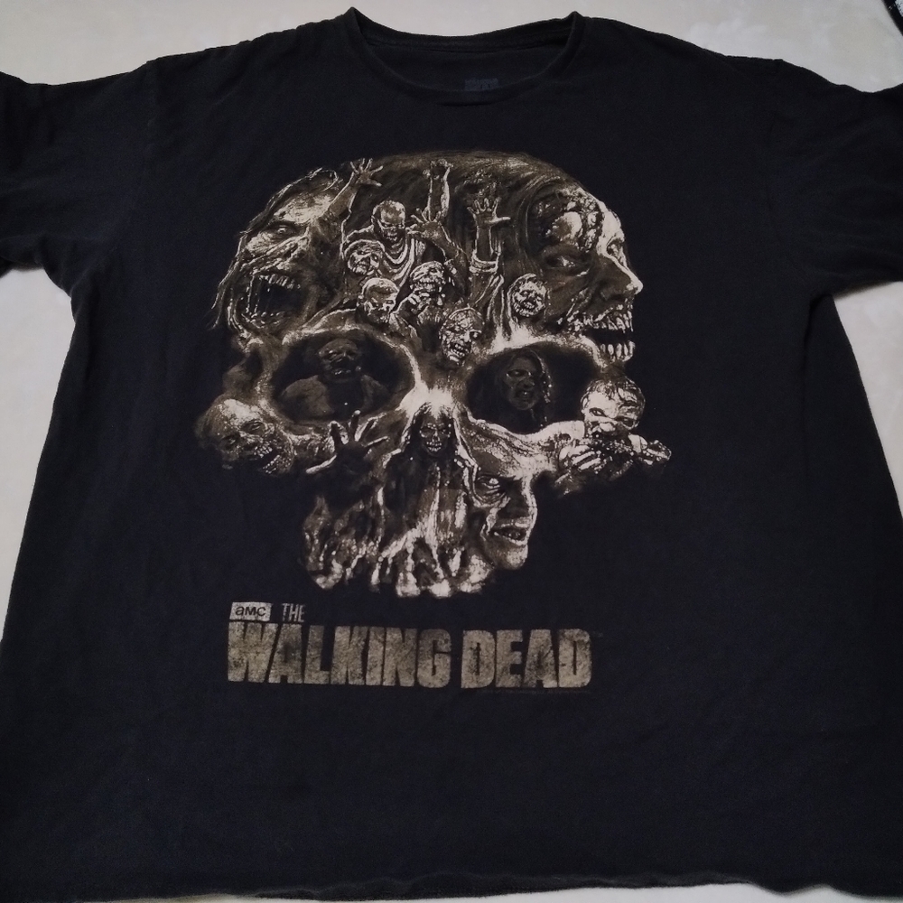 The Walking Dead Skull t shirt